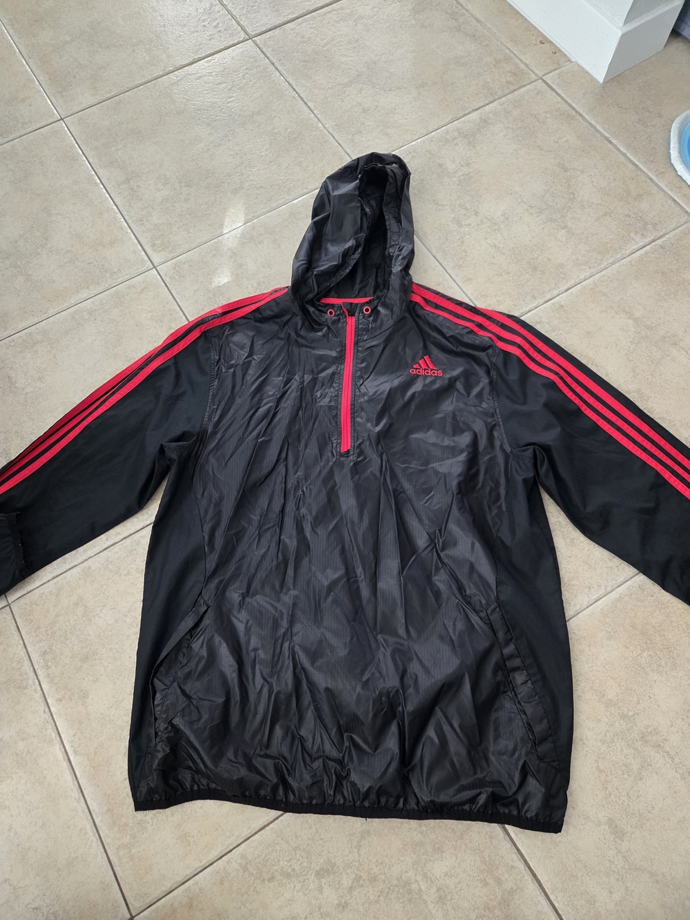 adidas Men’s Black Windbreaker